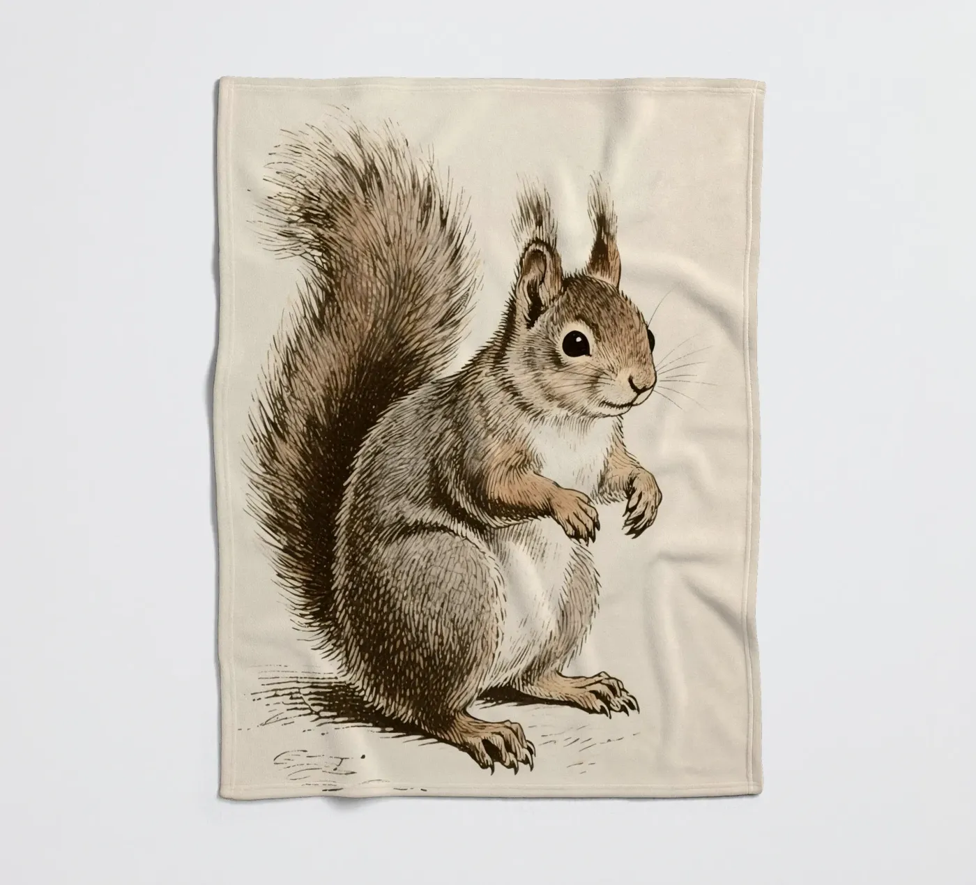Squirrel Fleecedecke von knowledge