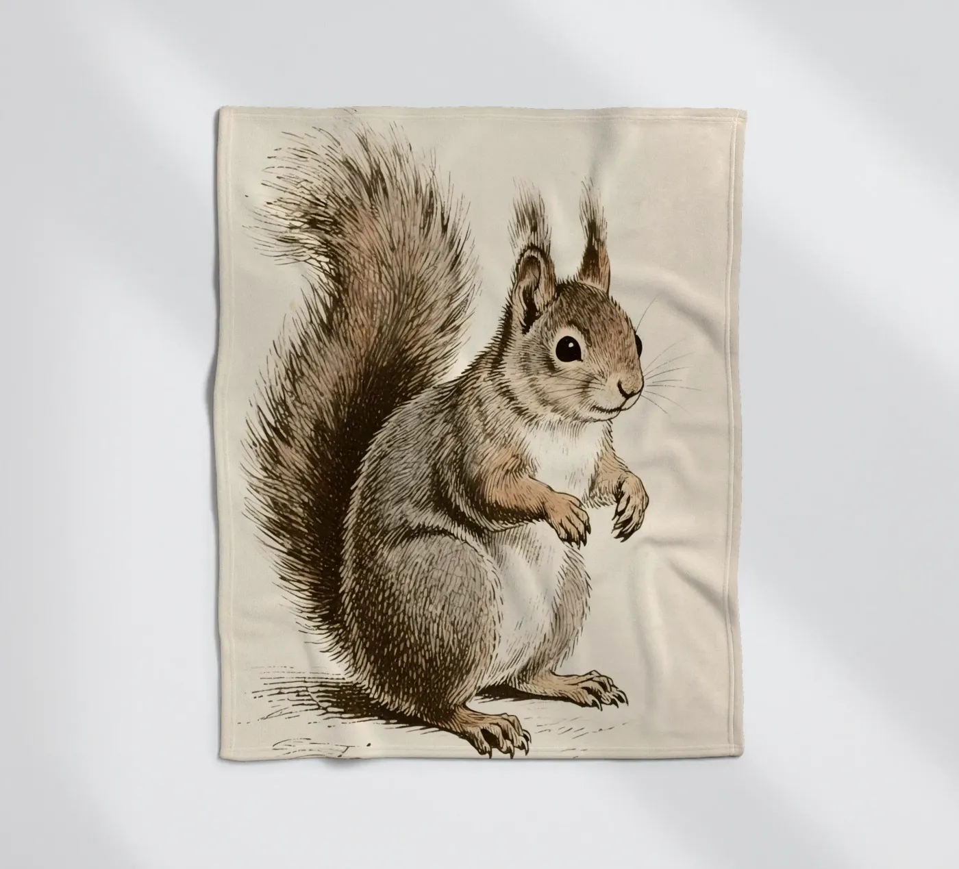 Squirrel Fleecedecke von knowledge