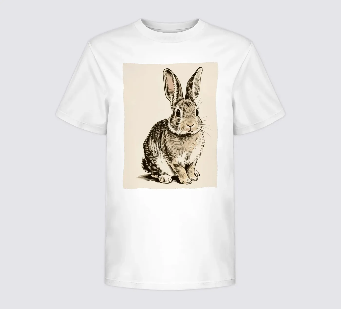 Coniglio t-shirt bambini da knowledge