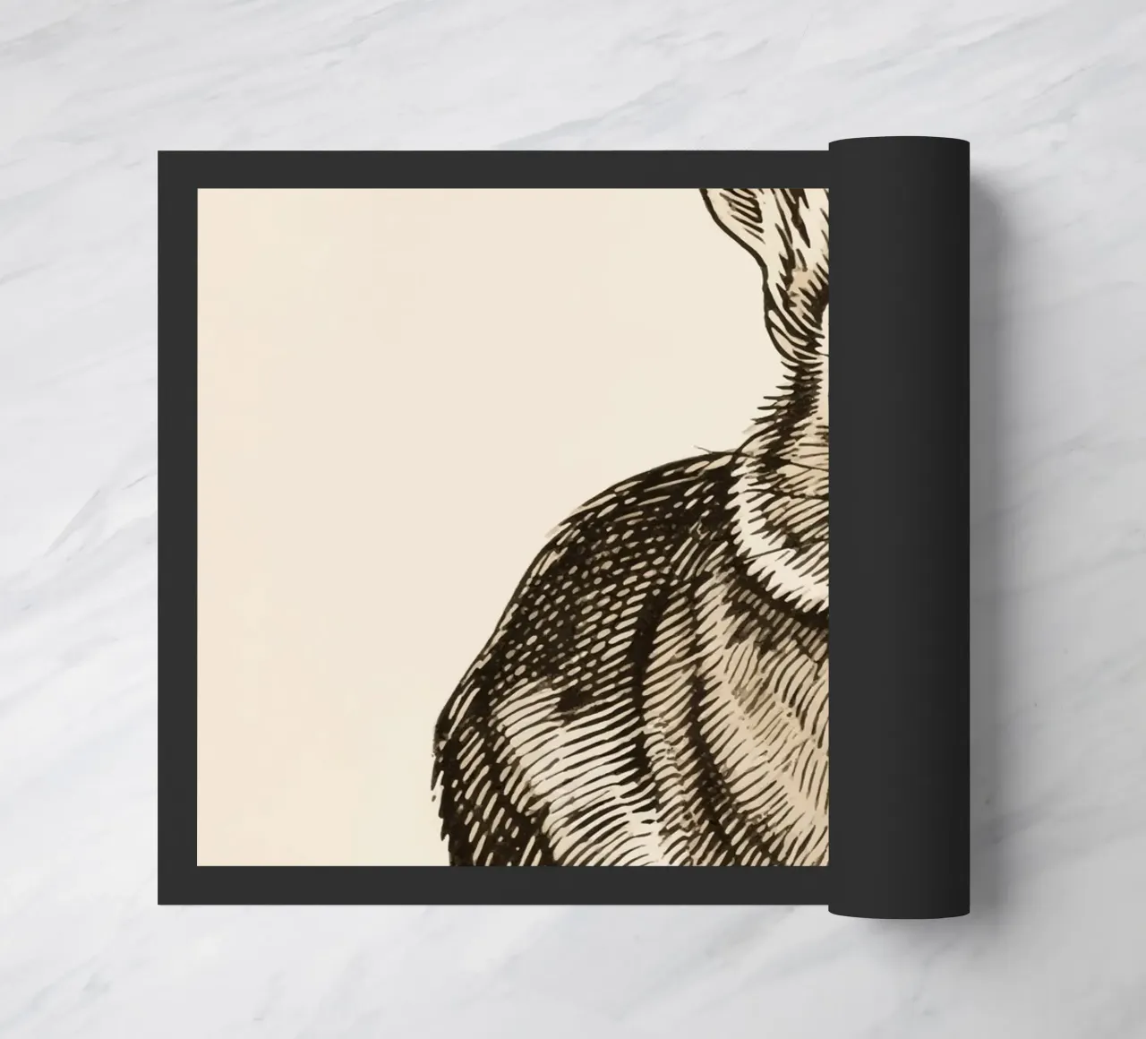 Rabbit doormat by knowledge