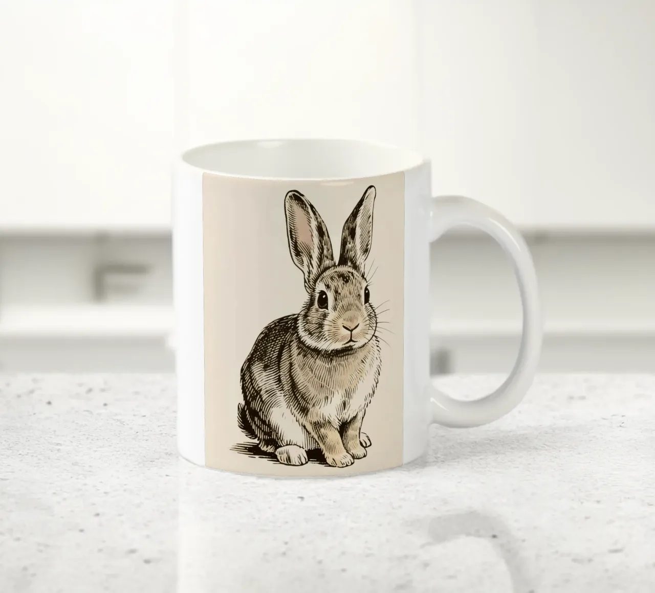 Coniglio tazza in ceramica da knowledge