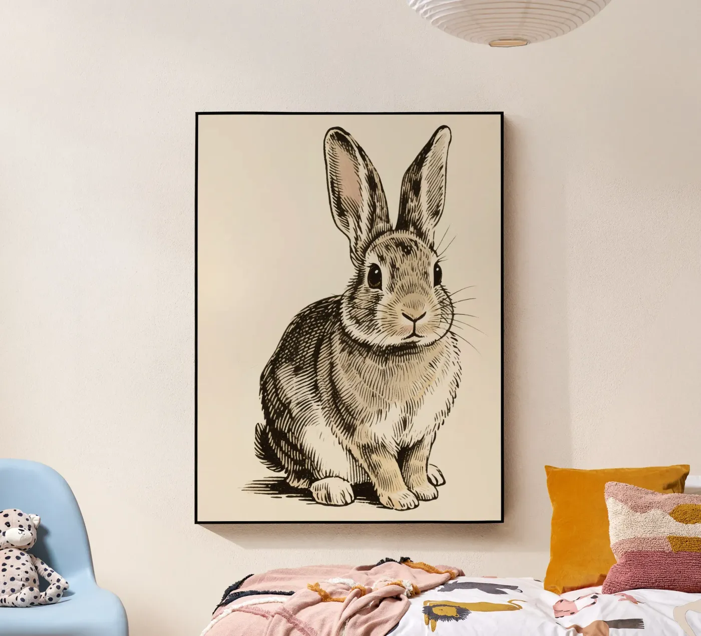 Rabbit plexiglas de knowledge