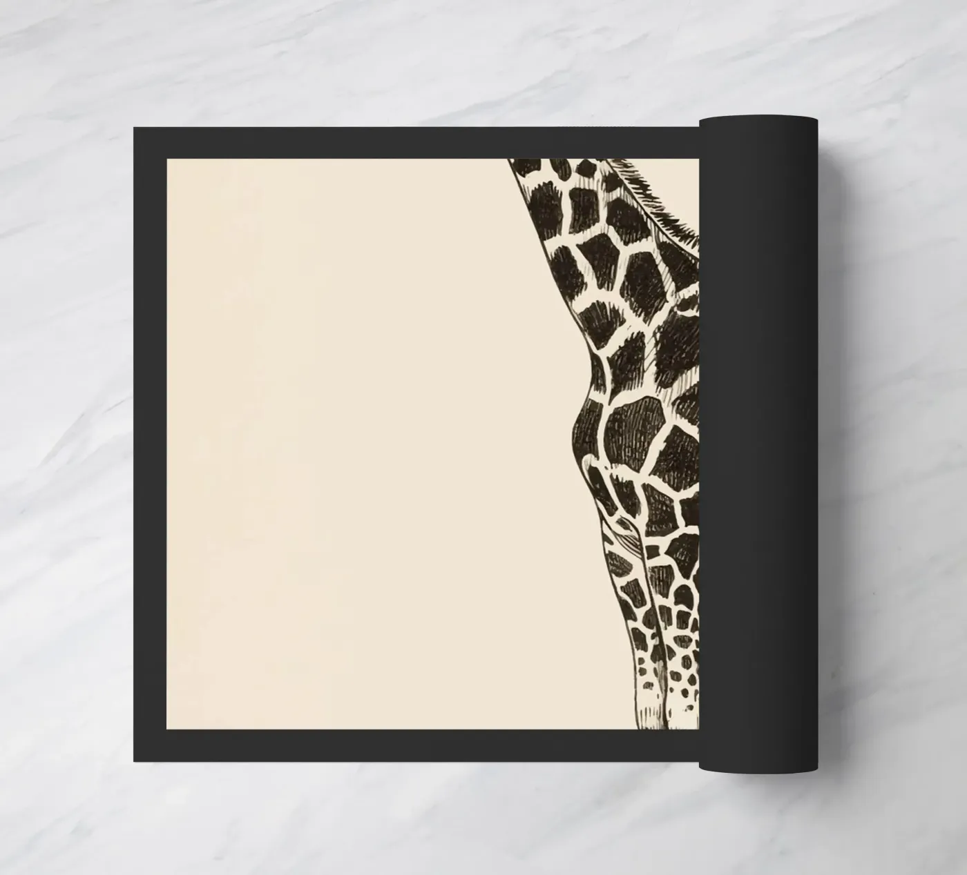 Giraffe doormat by knowledge