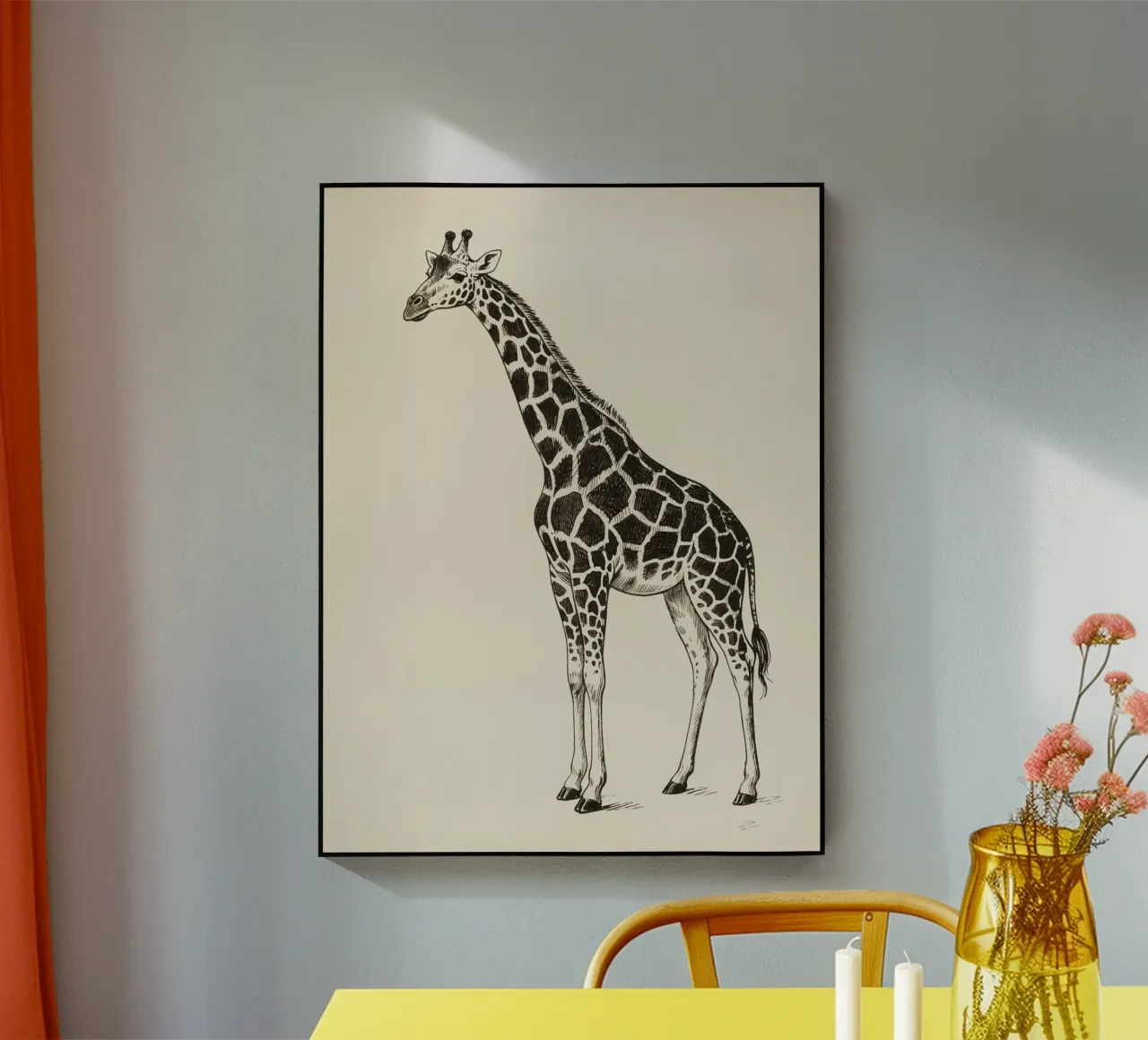 Giraffa plexiglass da knowledge