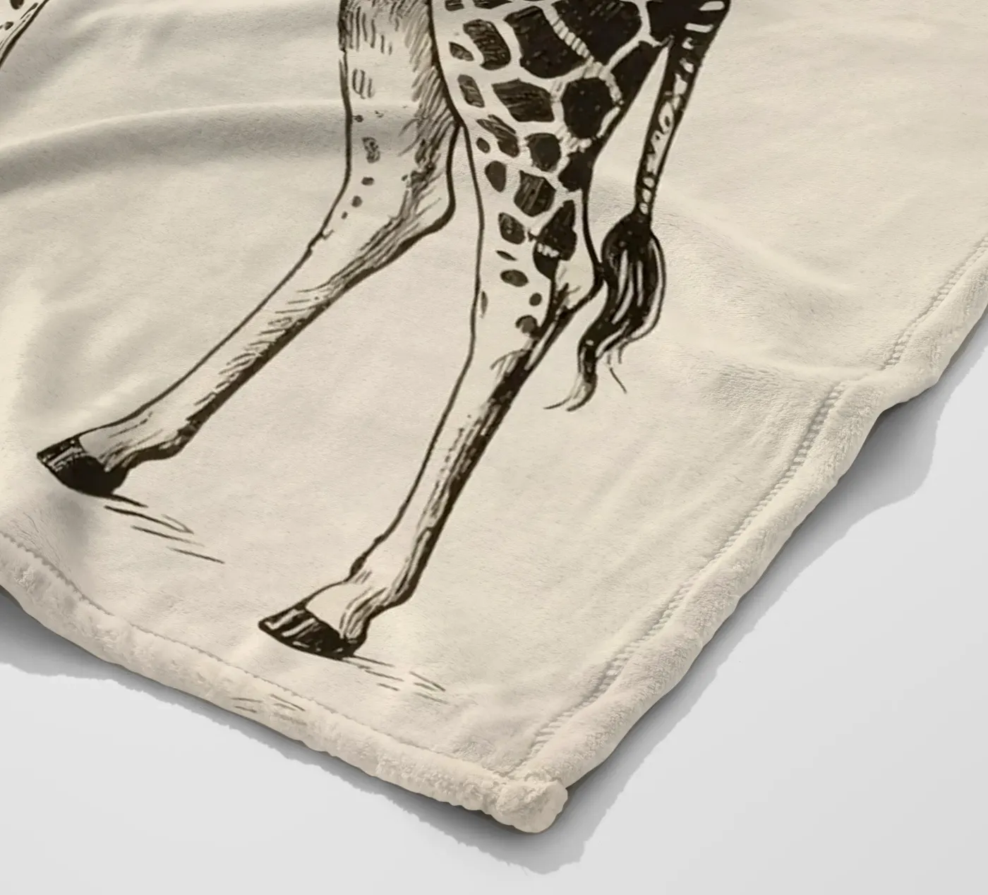 Giraffe fleecedeken van knowledge