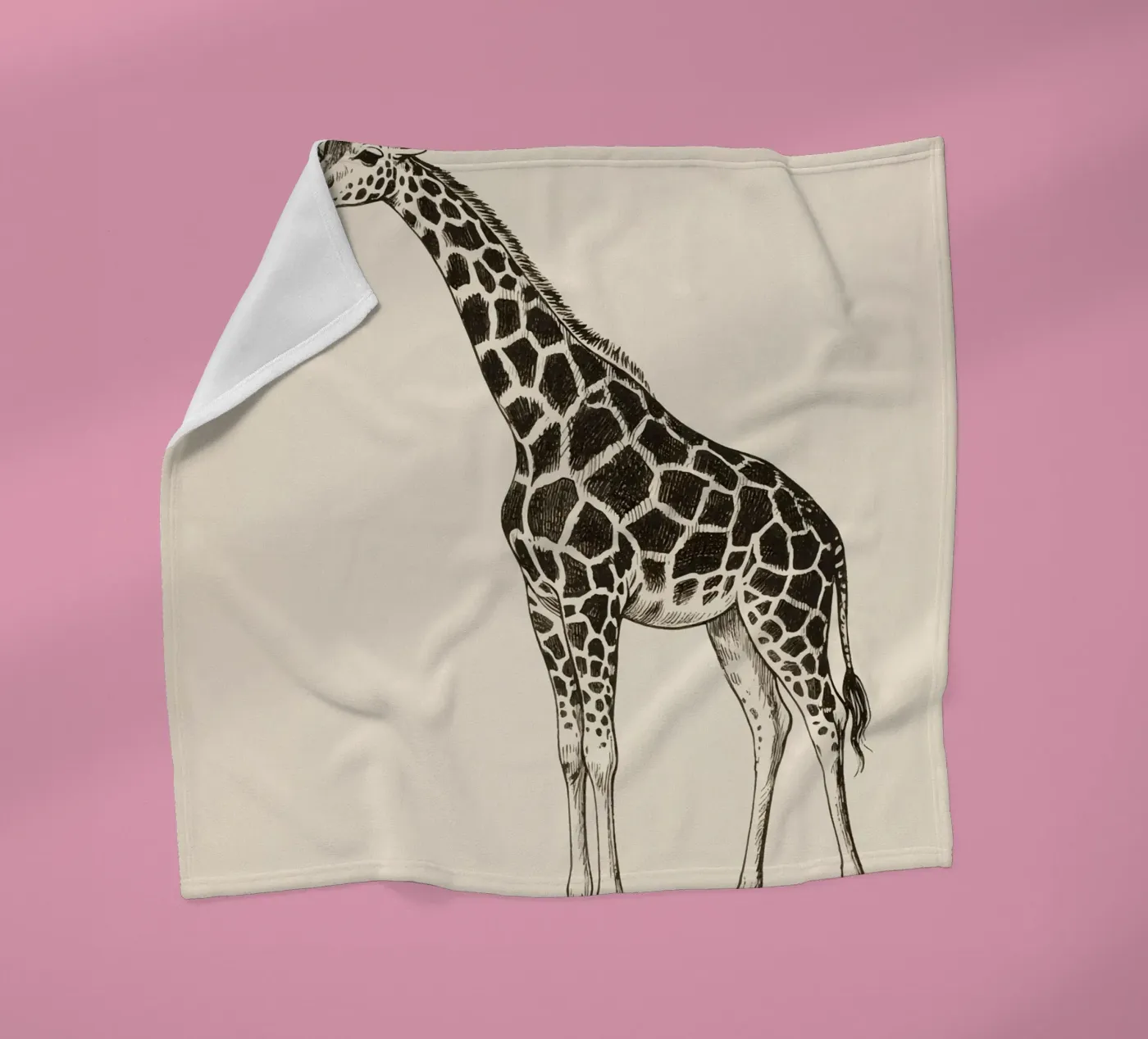 Giraffe fleecedeken van knowledge