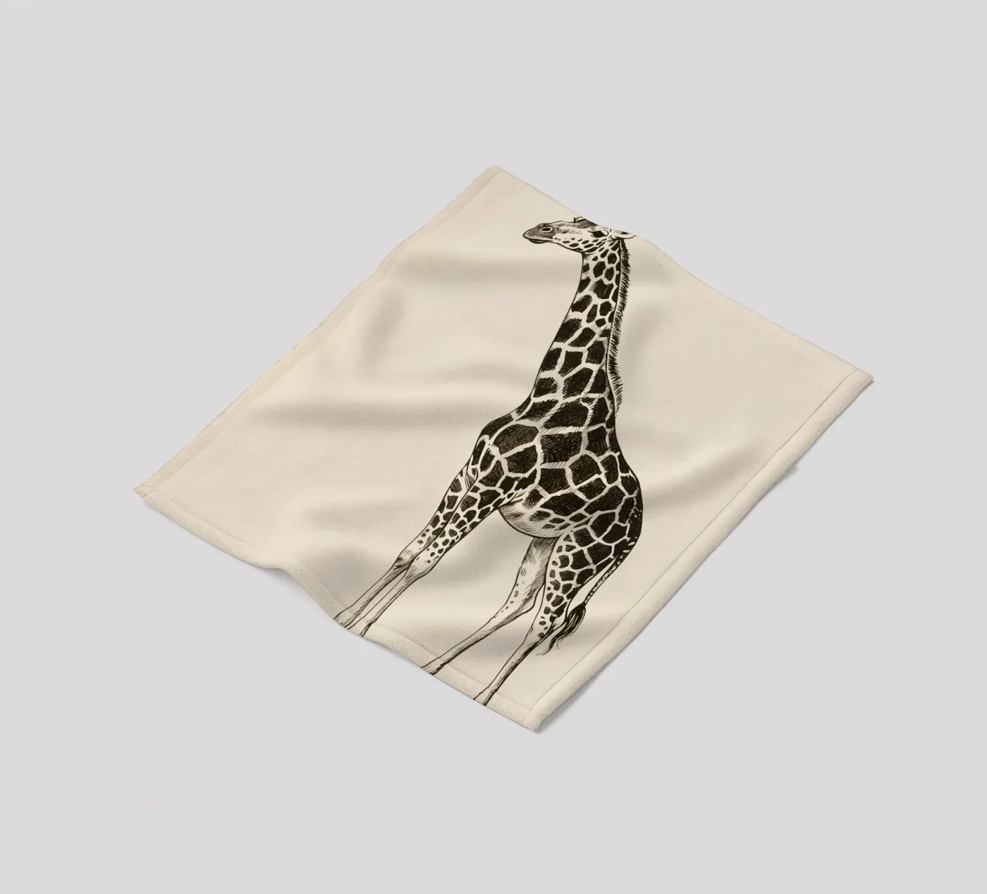 Giraffe fleecedeken van knowledge