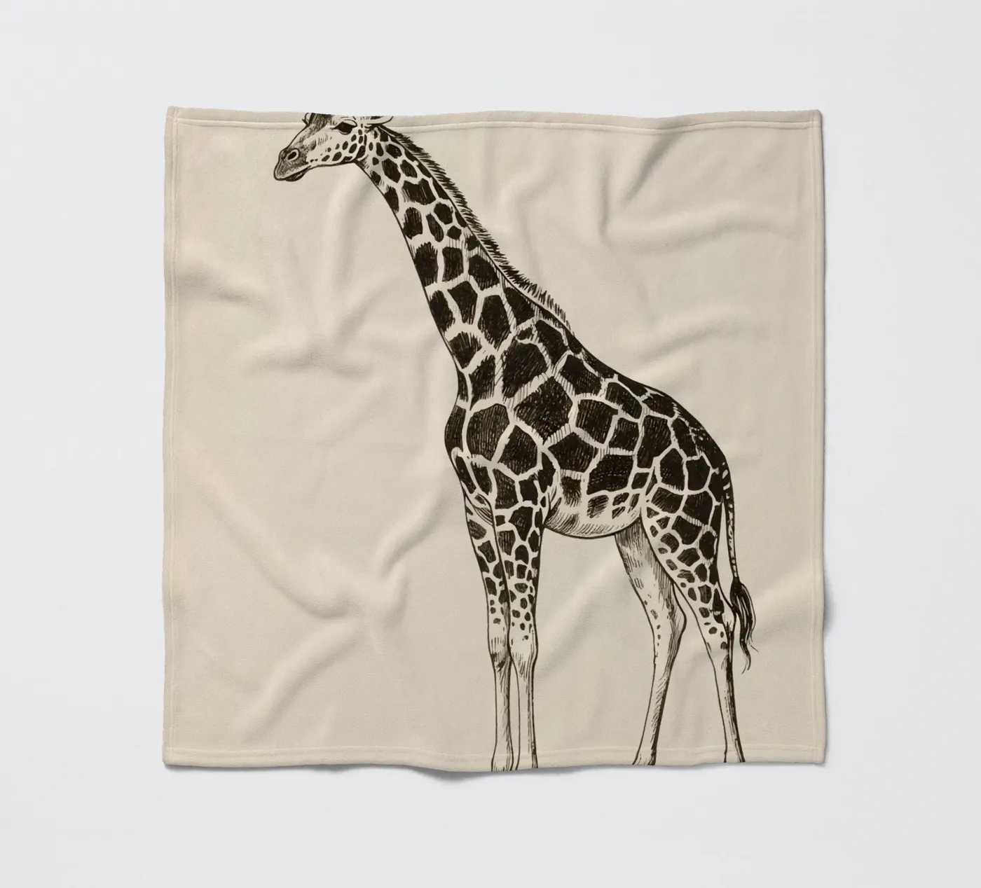 Giraffe fleecedeken van knowledge