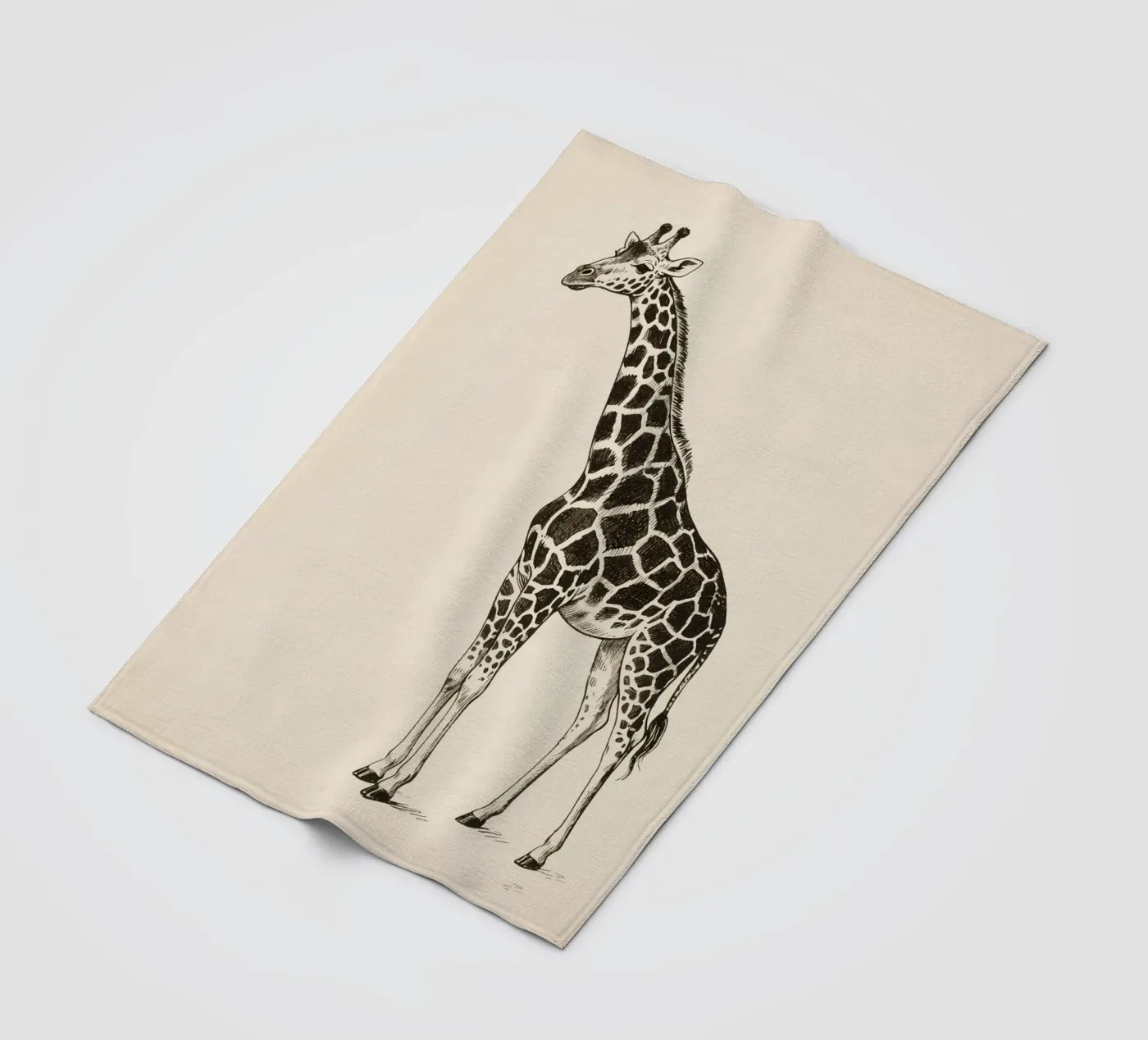 Giraffe fleecedeken van knowledge