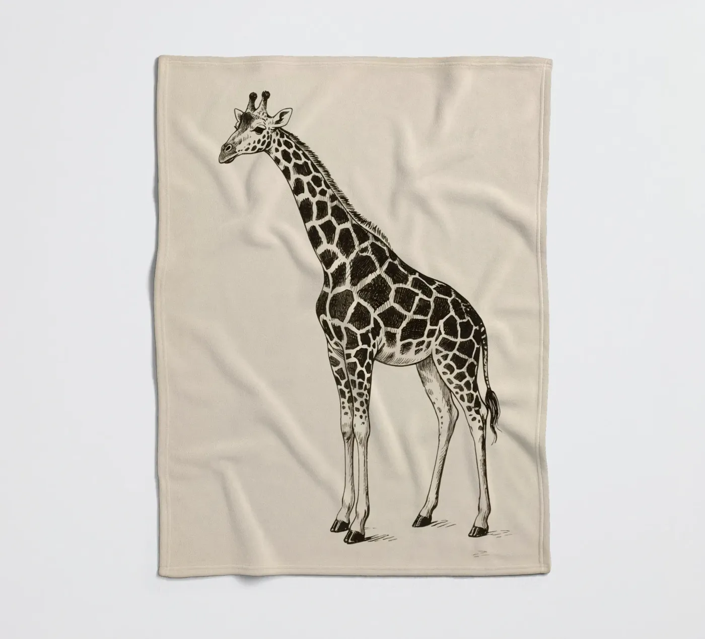 Giraffe fleecedeken van knowledge