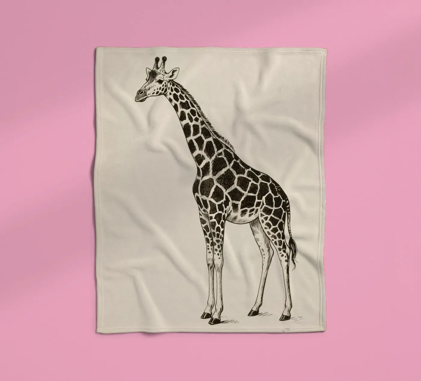 Giraffe fleecedeken van knowledge