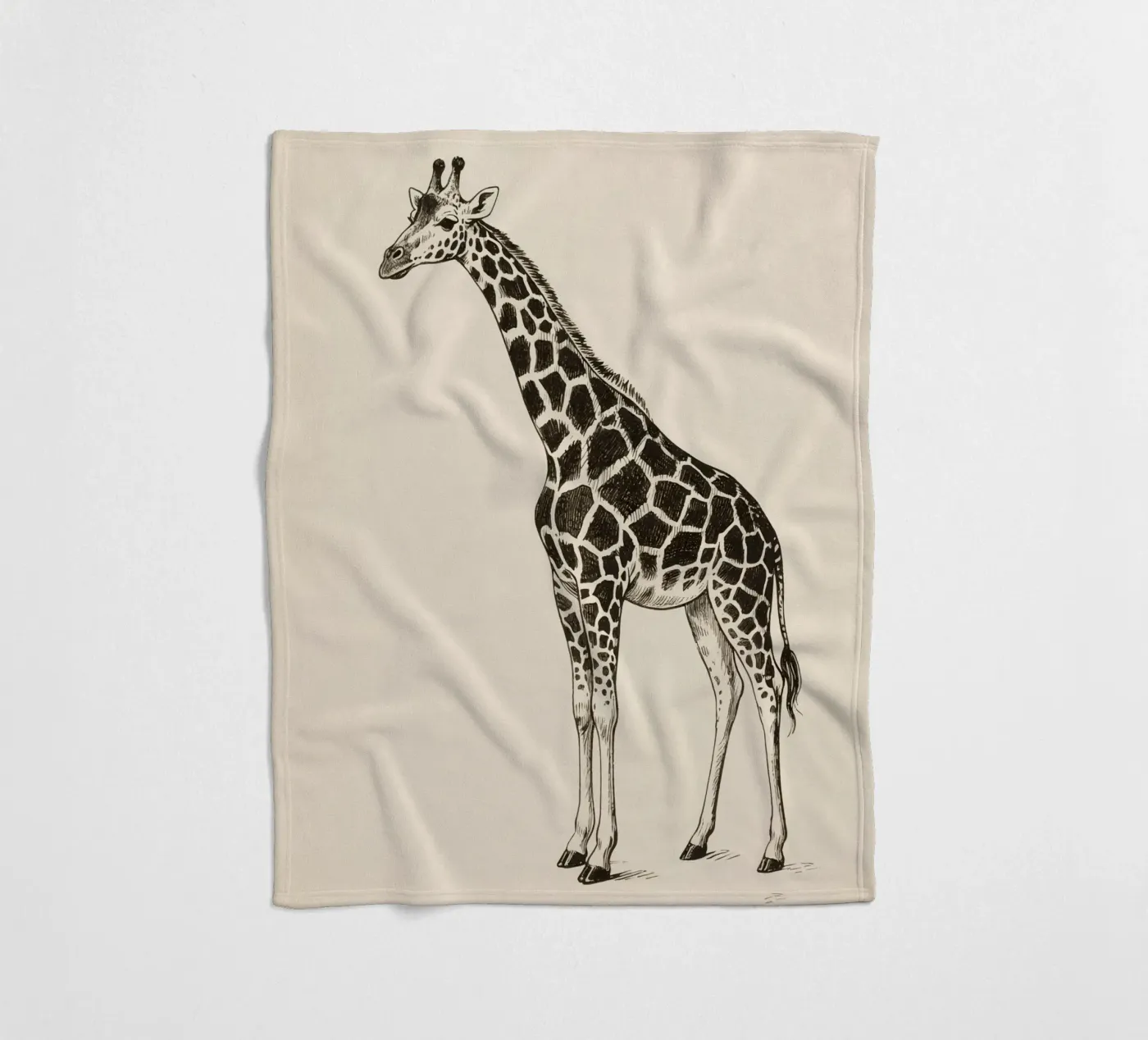 Giraffe fleecedeken van knowledge