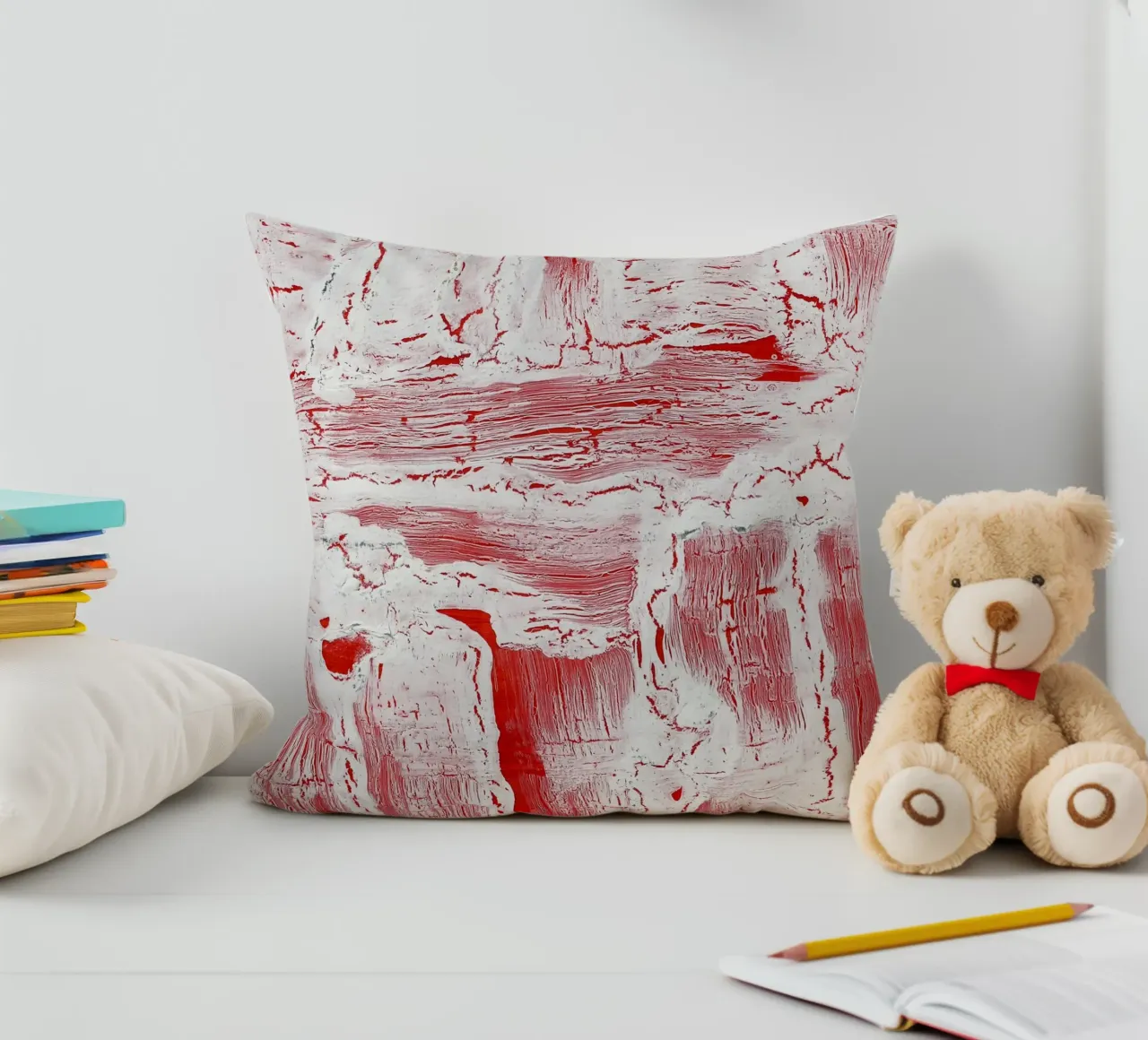 Abstract Artwork Colourful #9 cuscino da kathrinmay