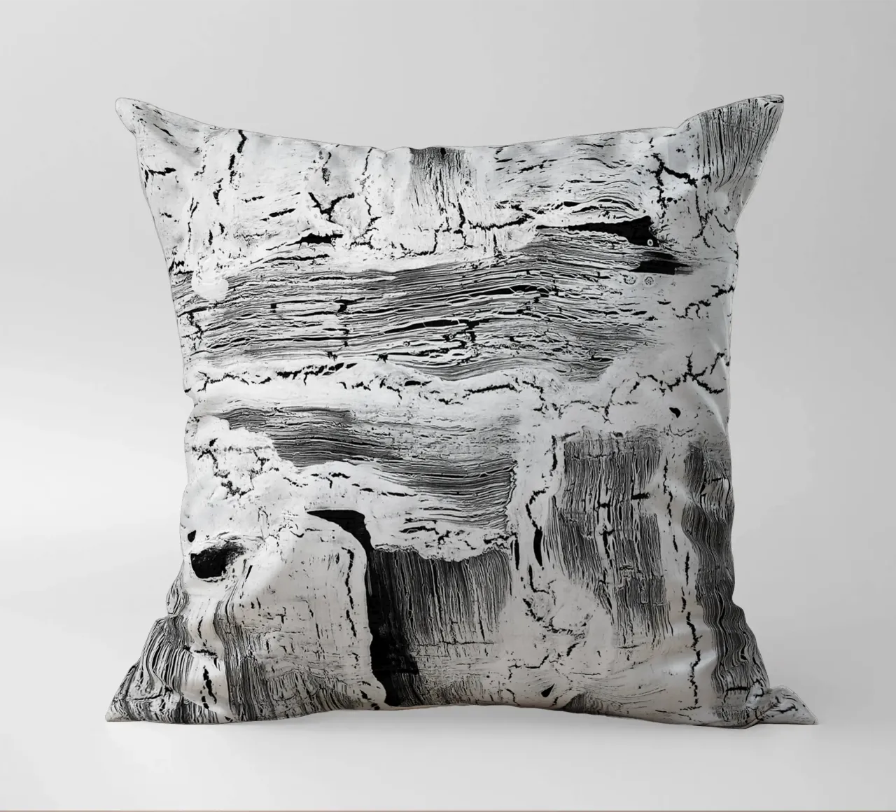 Abstract Artwork Greyscale #2 cuscino da kathrinmay