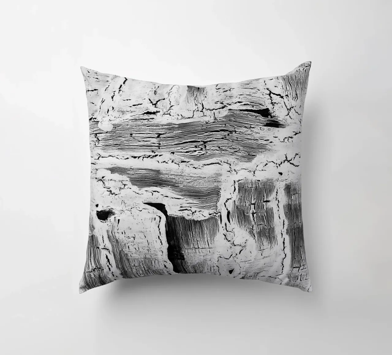 Abstract Artwork Greyscale #2 cuscino da kathrinmay