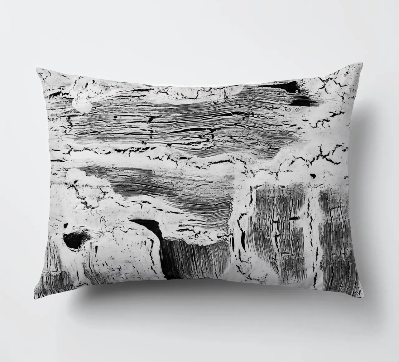 Abstract Artwork Greyscale #2 cuscino da kathrinmay