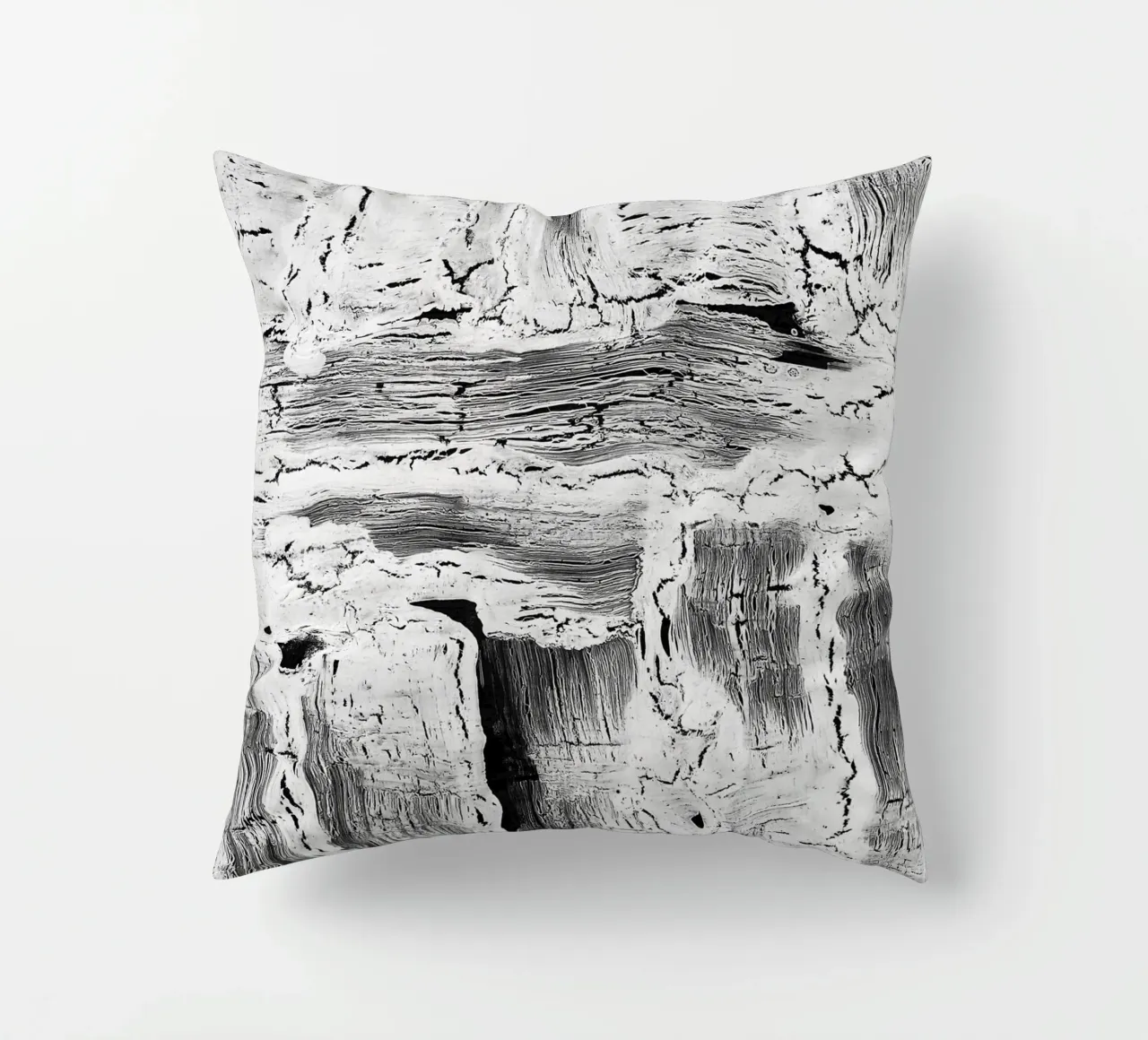 Abstract Artwork Greyscale #2 cuscino da kathrinmay