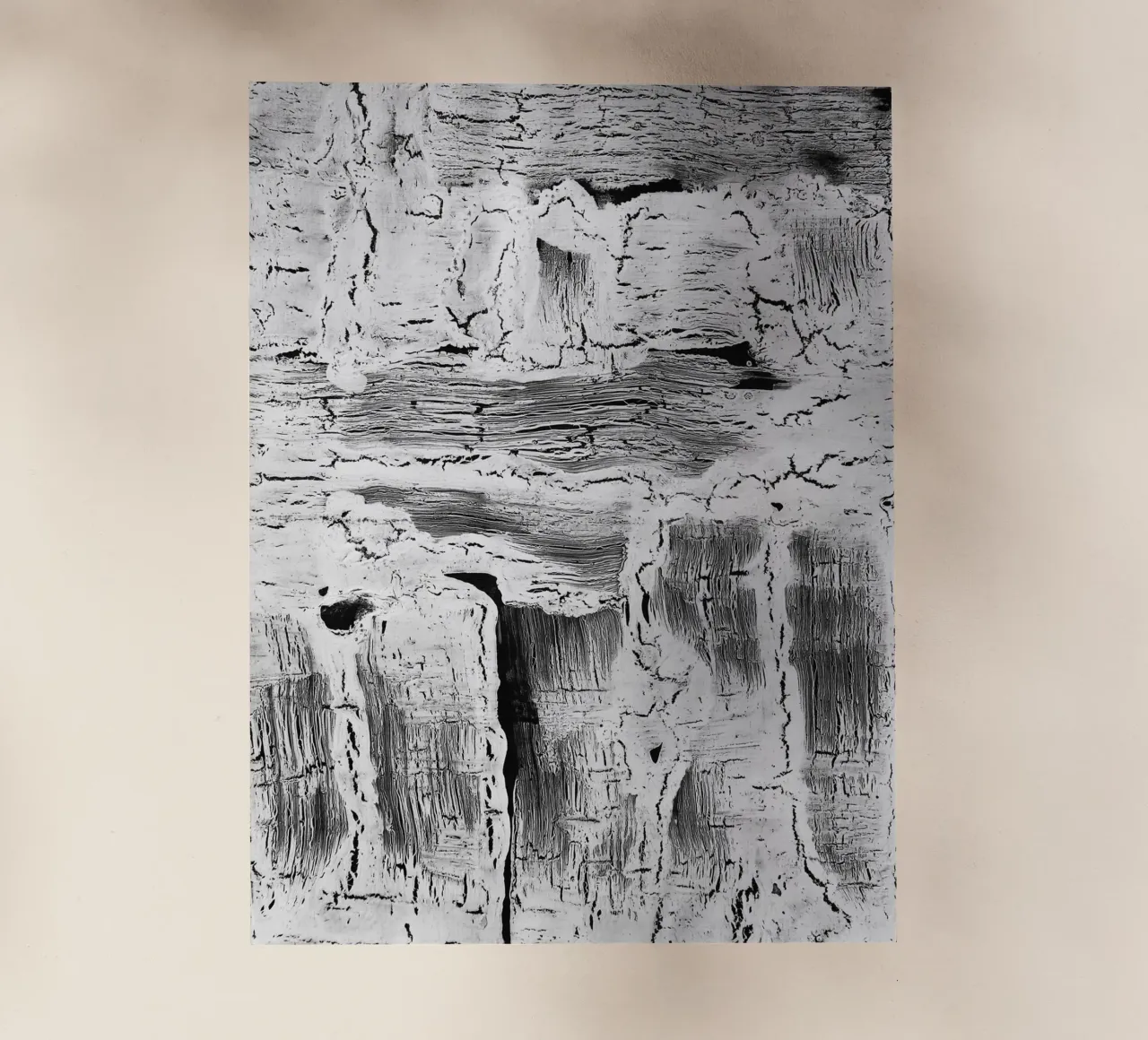 Abstract Artwork Greyscale #2 pellicola backlit da kathrinmay