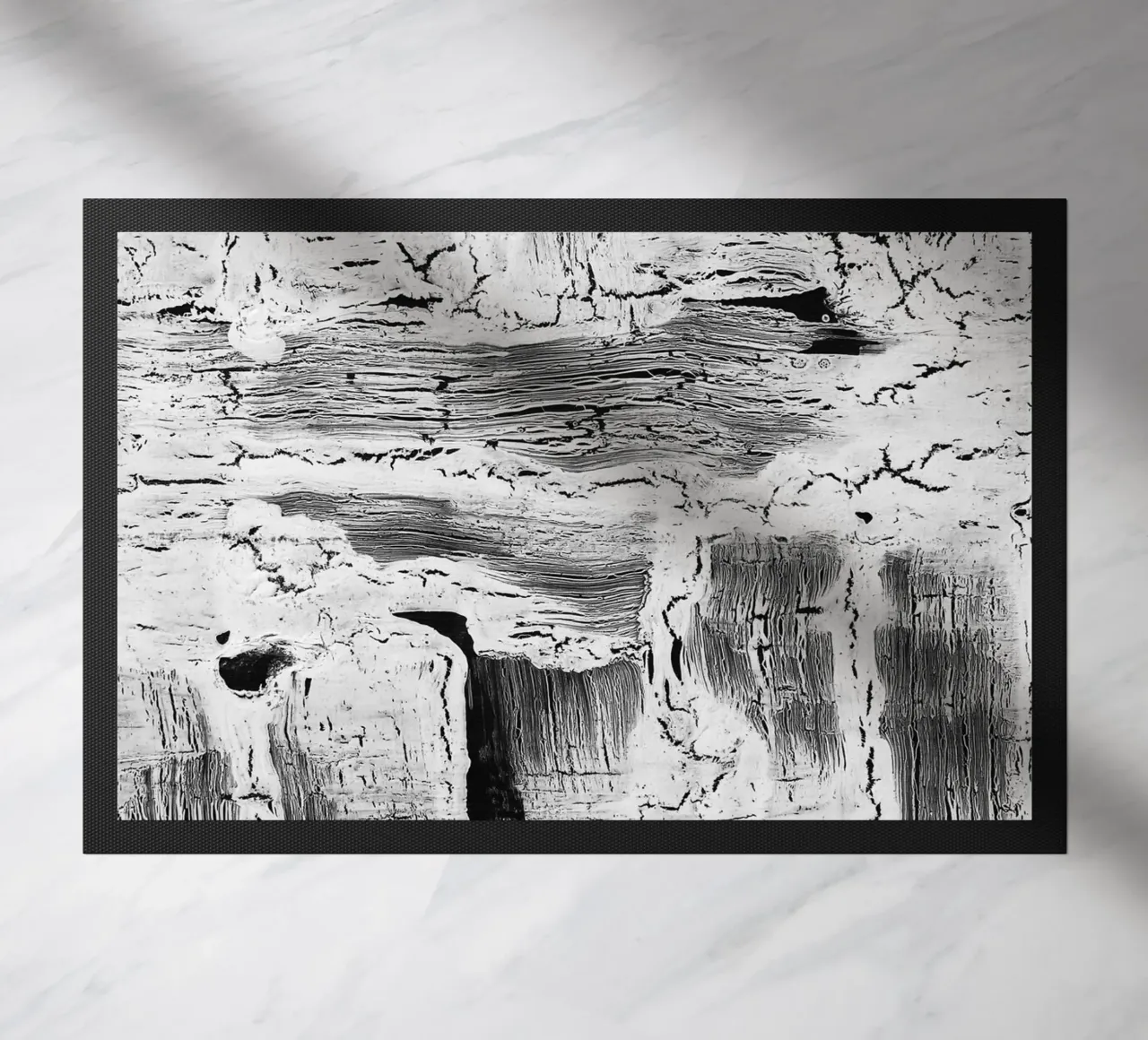 Abstract Artwork Greyscale #2 zerbino da kathrinmay