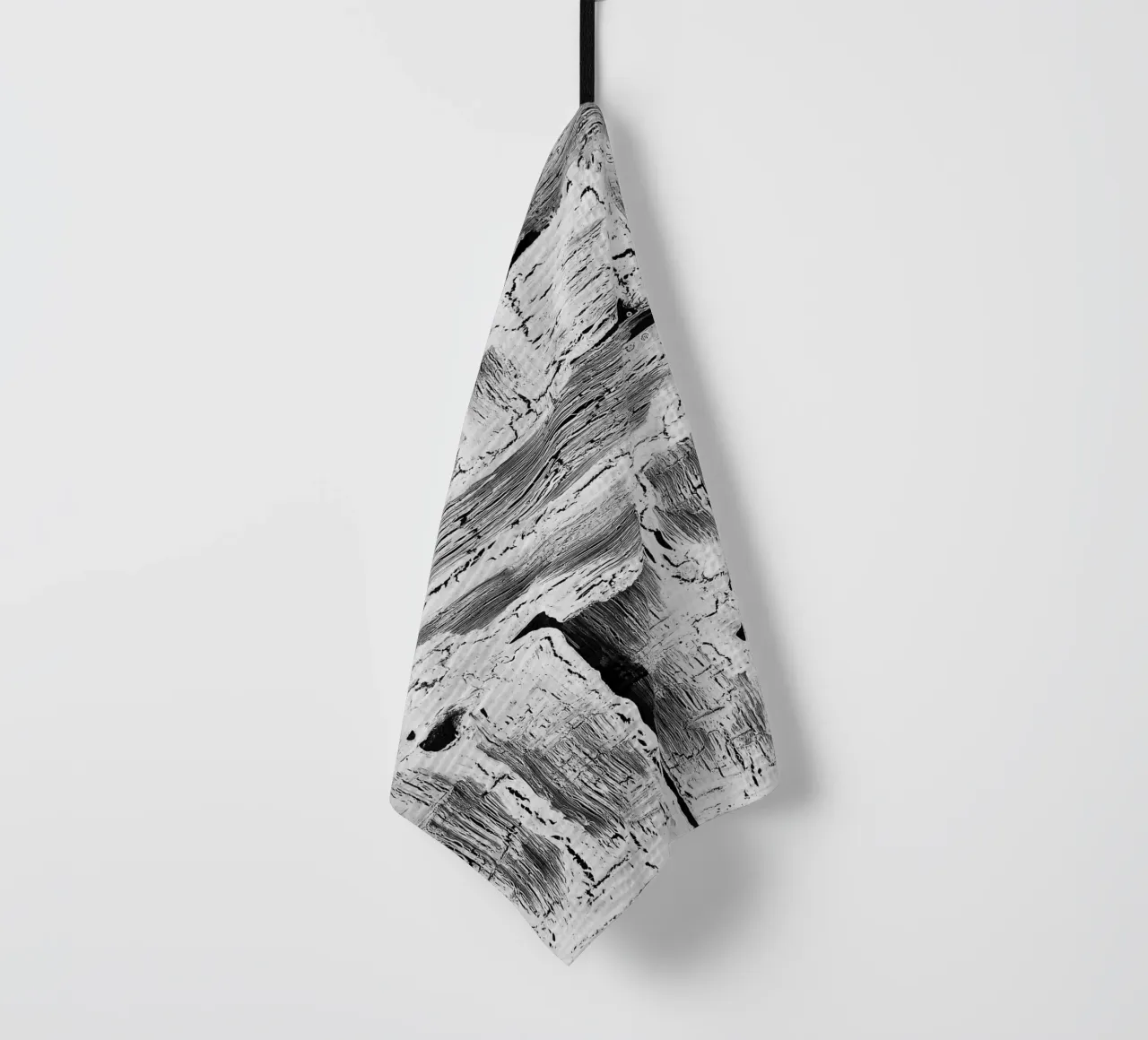 Abstract Artwork Greyscale #2 canovaccio da cucina da kathrinmay