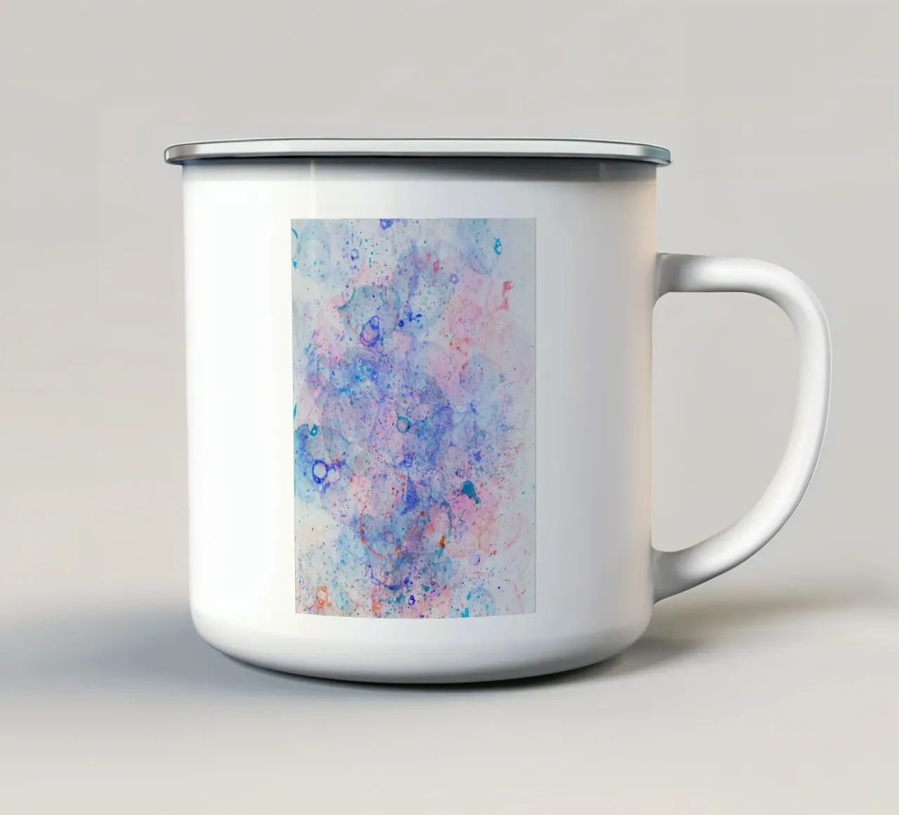Abstract Artwork Colourful #10 tazza in smalto da kathrinmay