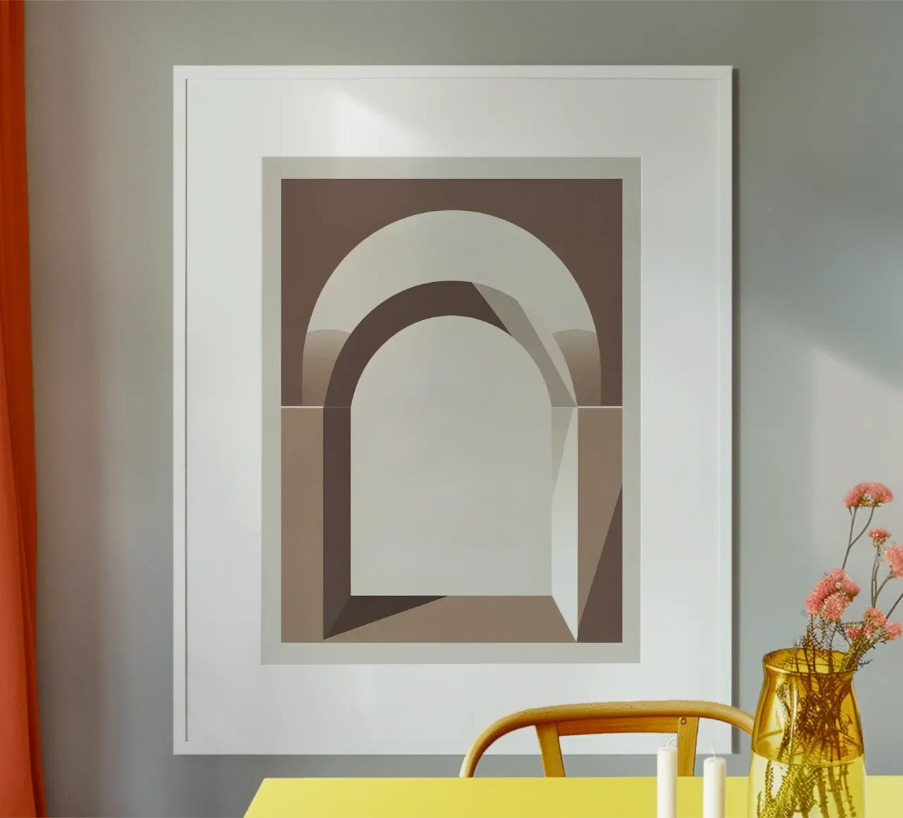 Da Frame poster con telaio in alluminio da The Green Room