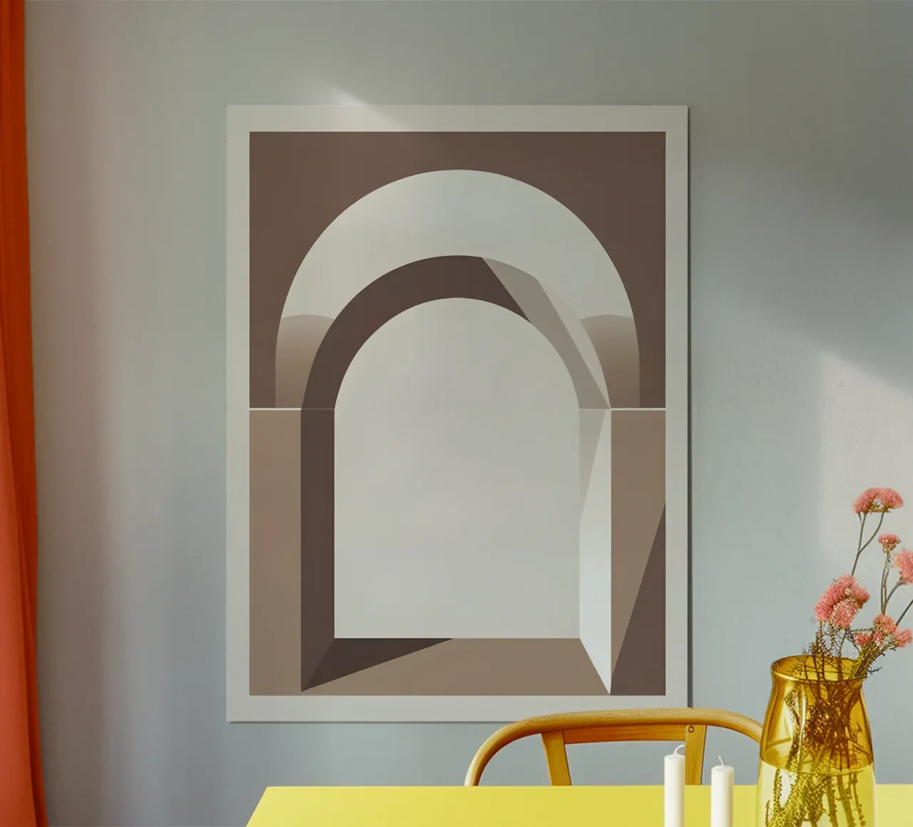 Da Frame poster con telaio in alluminio da The Green Room