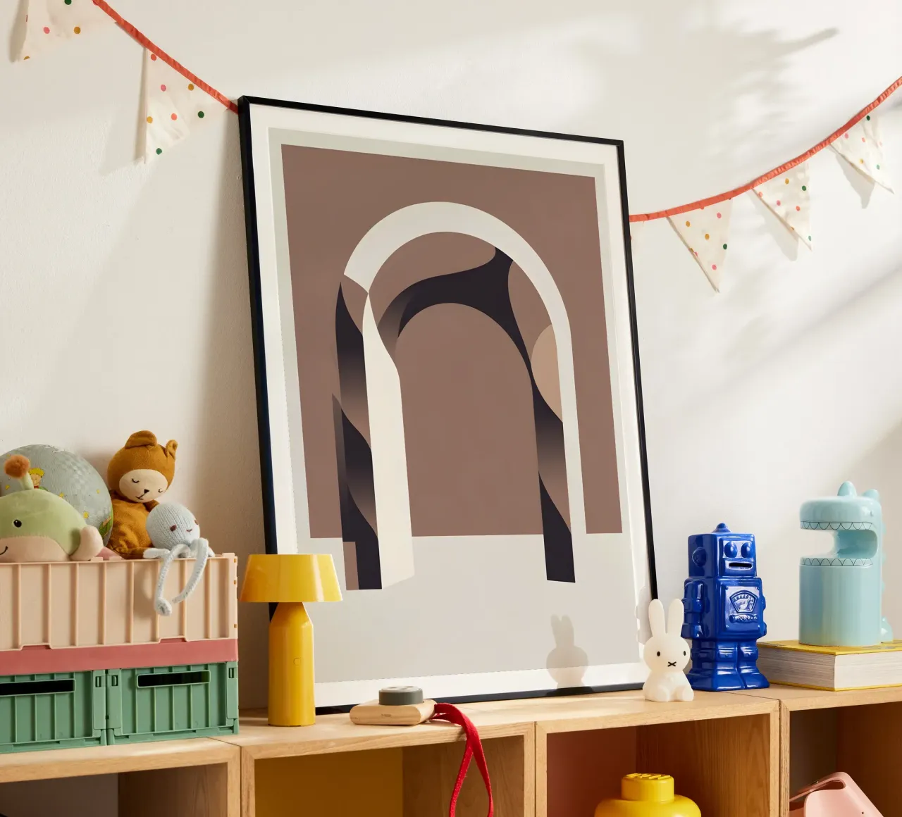 Da Frame poster con telaio in legno da The Green Room
