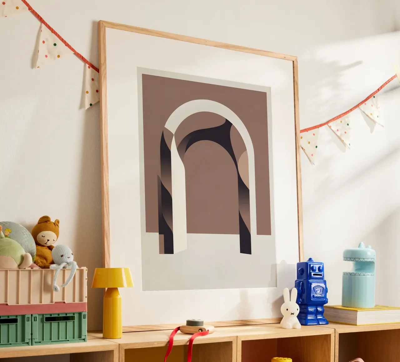Da Frame poster con telaio in legno da The Green Room