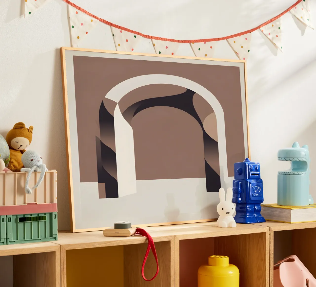 Da Frame poster con telaio in legno da The Green Room