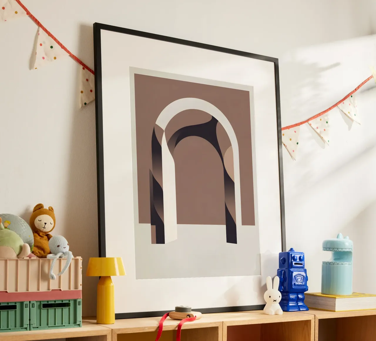 Da Frame poster con telaio in legno da The Green Room