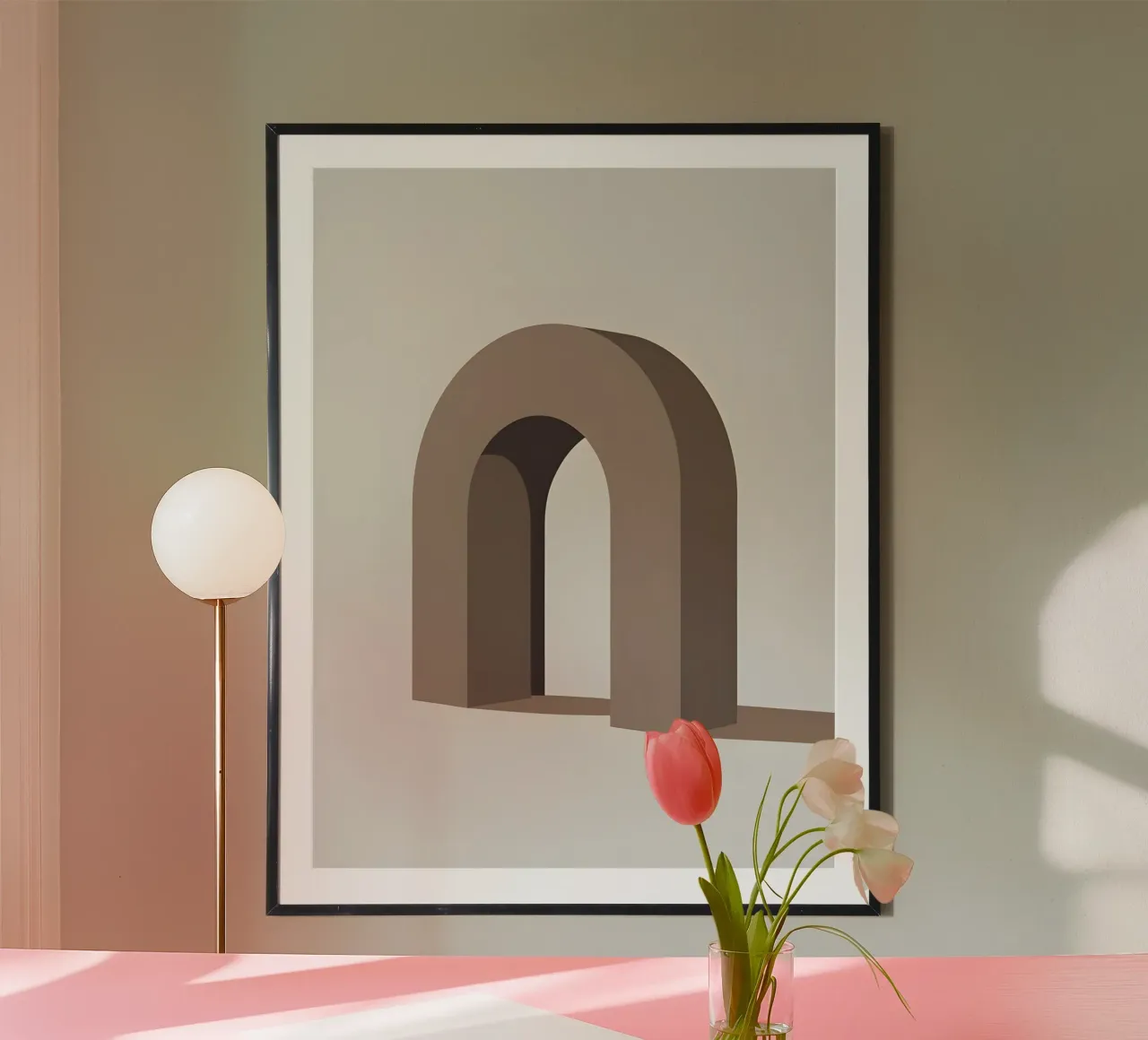 Da Frame poster con telaio in legno da The Green Room