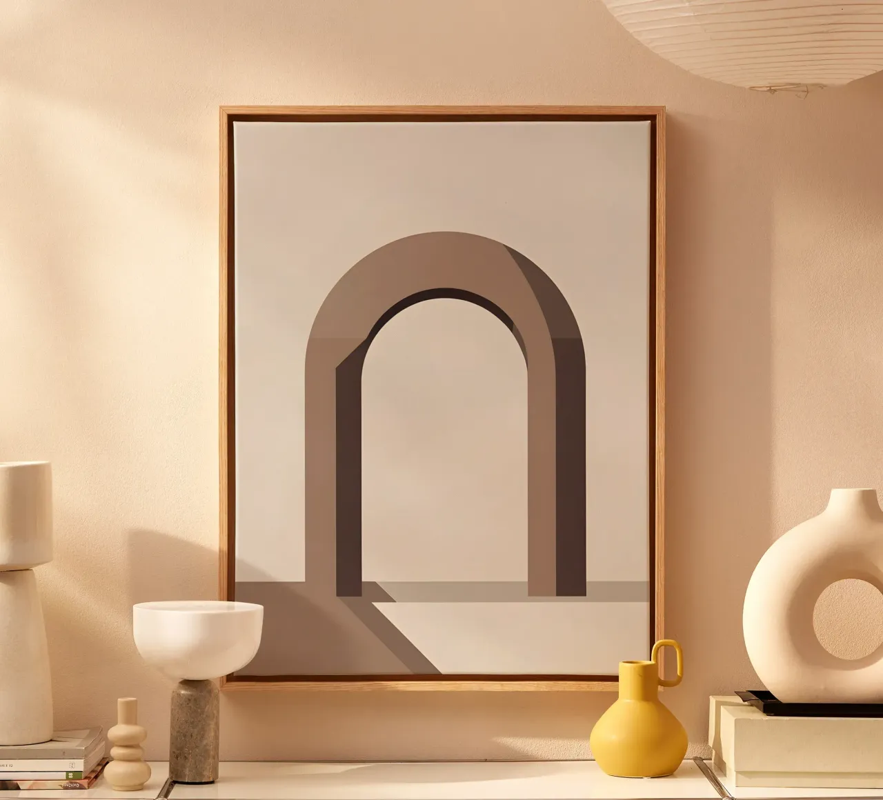 By Frame canvas with Floater frame by The Green Room