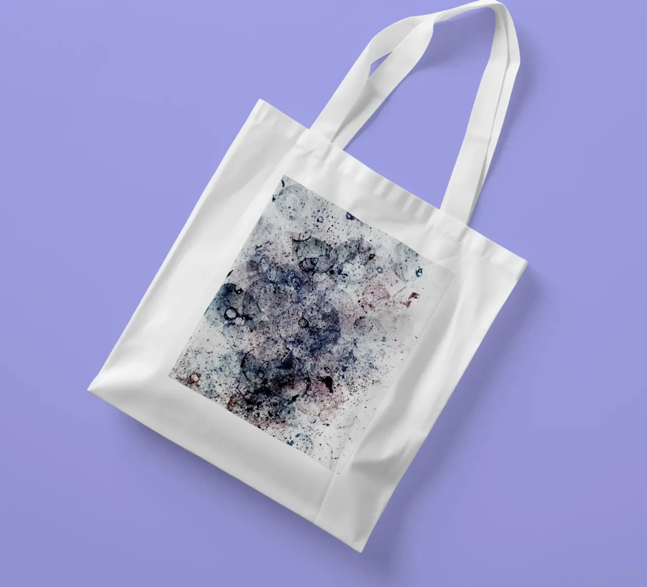 Abstract Artwork Colourful #12 borsa in juta da kathrinmay