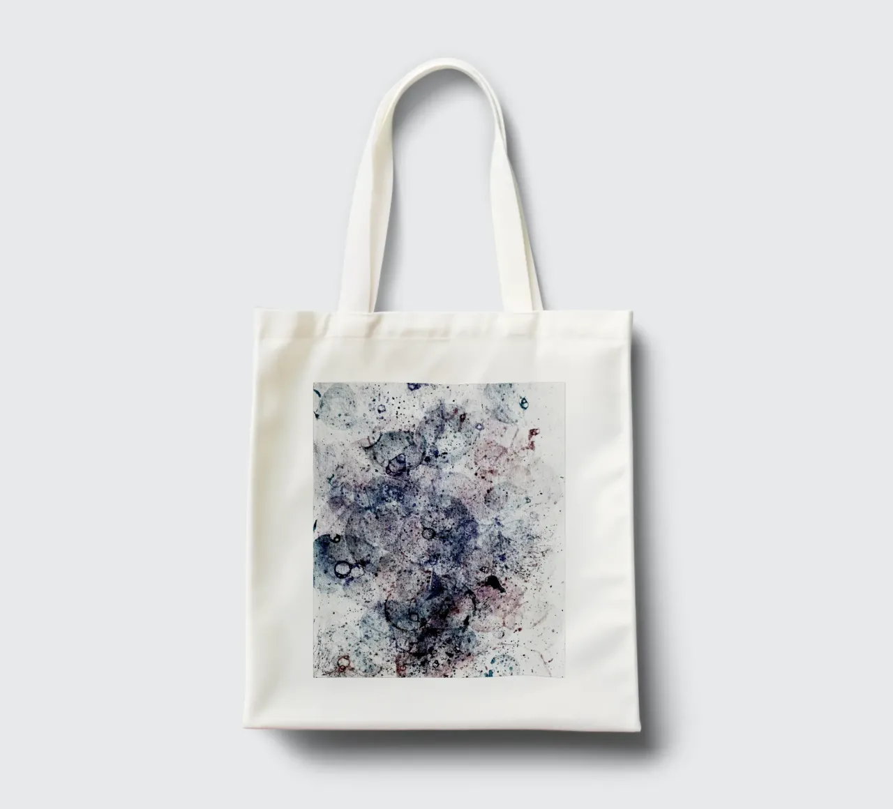 Abstract Artwork Colourful #12 borsa in juta da kathrinmay