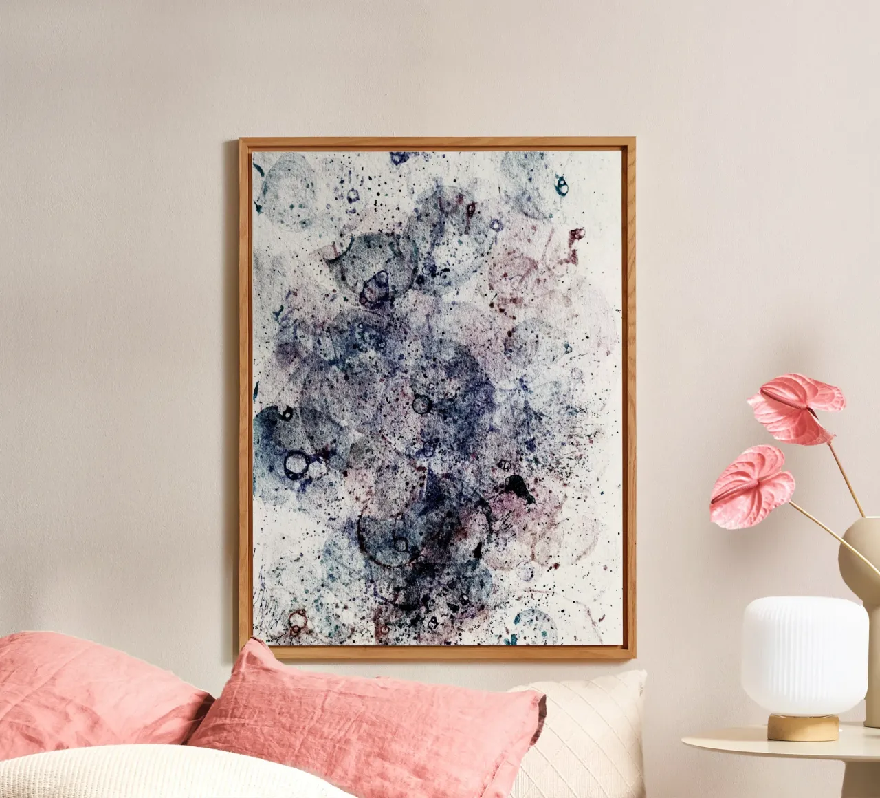 Abstract Artwork Colourful #12 alluminio dibond da kathrinmay