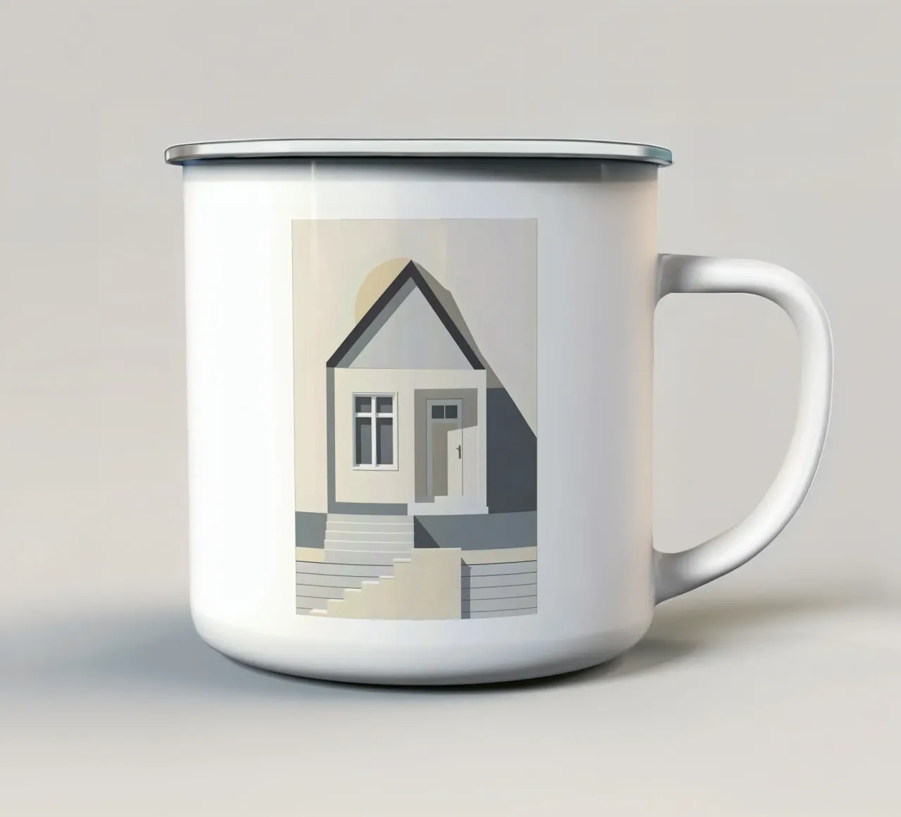 Casa semplice tazza in smalto da Botanical Gallery
