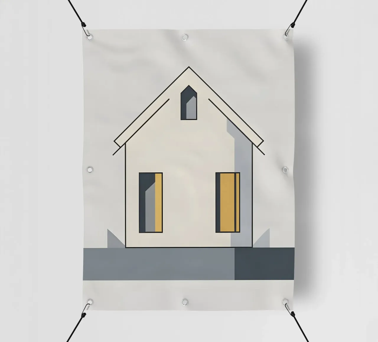 Casa semplice telo in pvc da Botanical Gallery