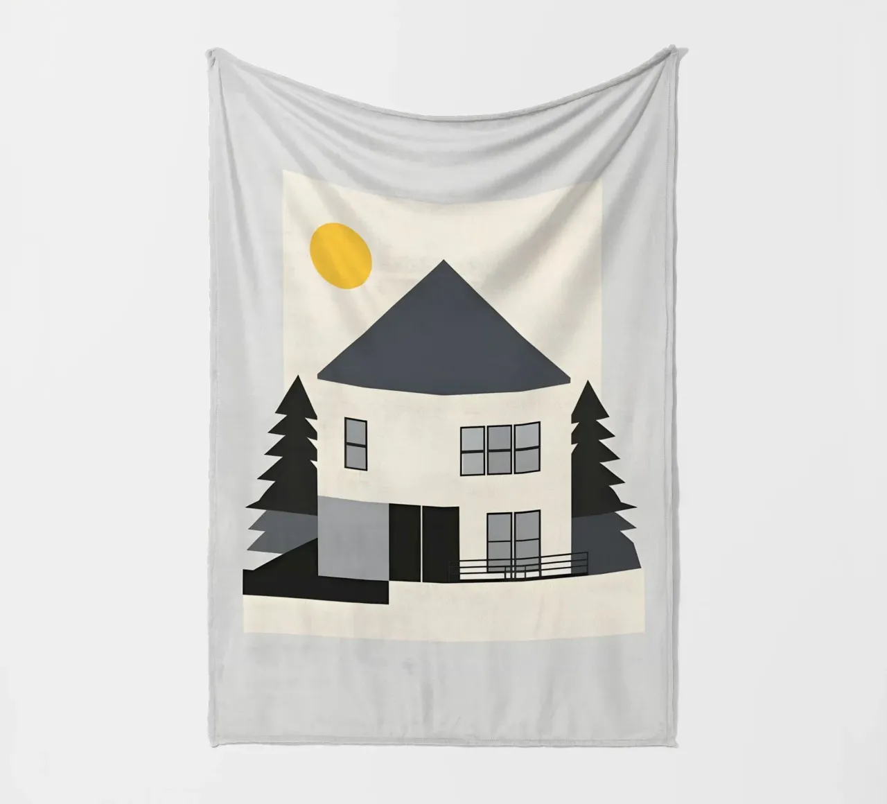 Casa semplice coperta in pile da Botanical Gallery