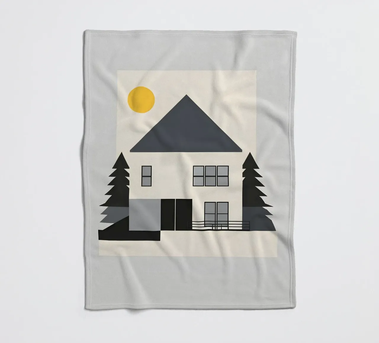 Casa semplice coperta in pile da Botanical Gallery