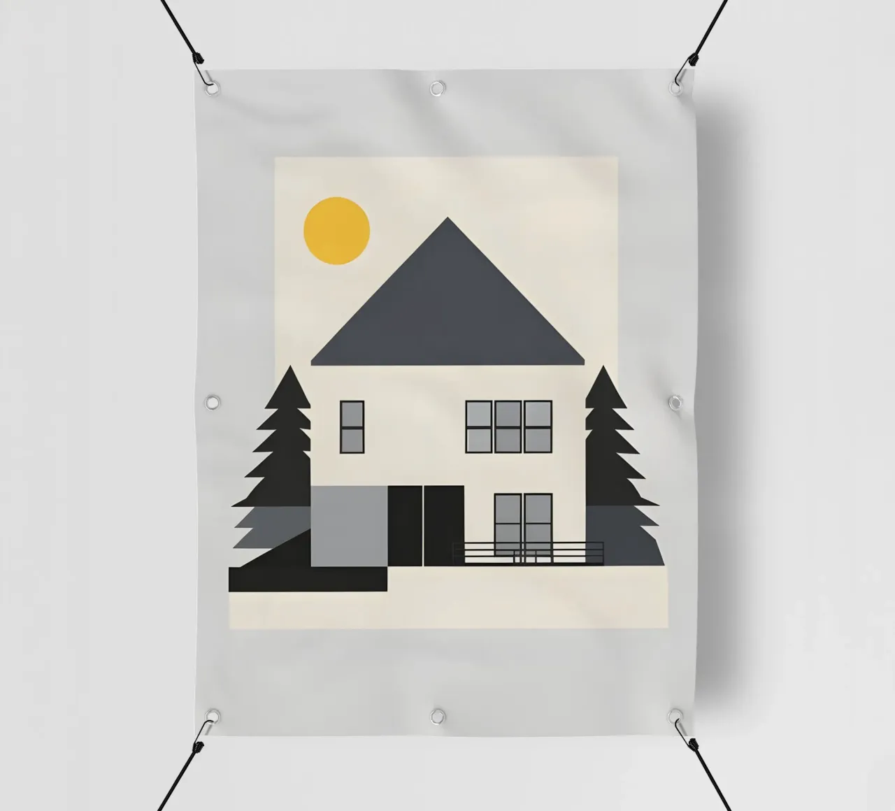 Casa semplice telo in pvc da Botanical Gallery