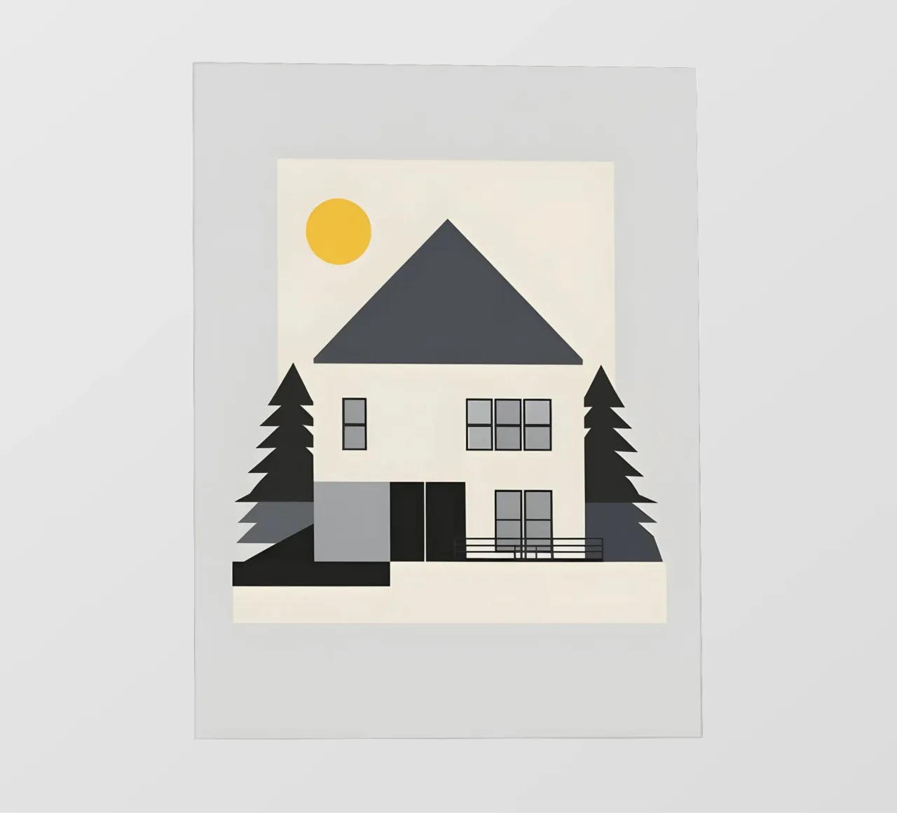 Casa semplice telo in pvc da Botanical Gallery