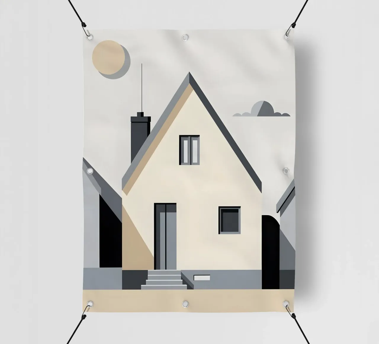 Casa semplice telo in pvc da Botanical Gallery
