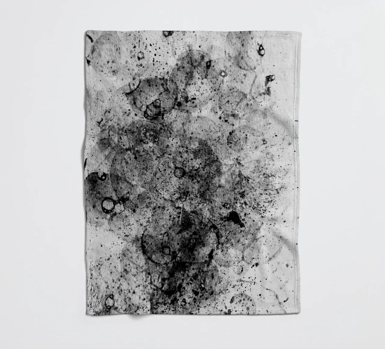 Abstract Artwork Greyscale #3 coperta in pile da kathrinmay