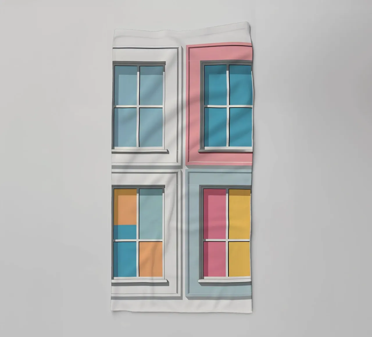 Window Grid towel by Botanical Gallery