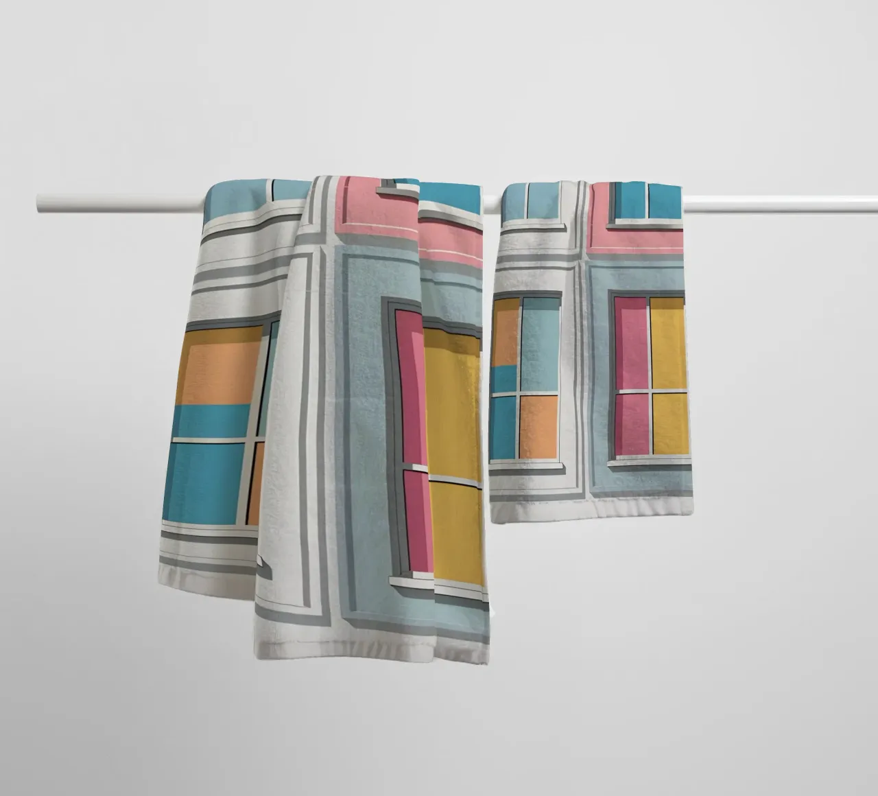 Window Grid towel by Botanical Gallery
