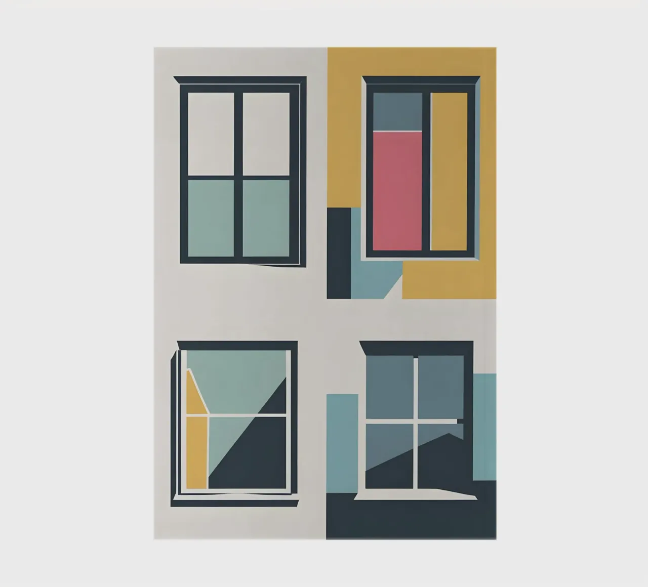 Window Grid notebook by Botanical Gallery