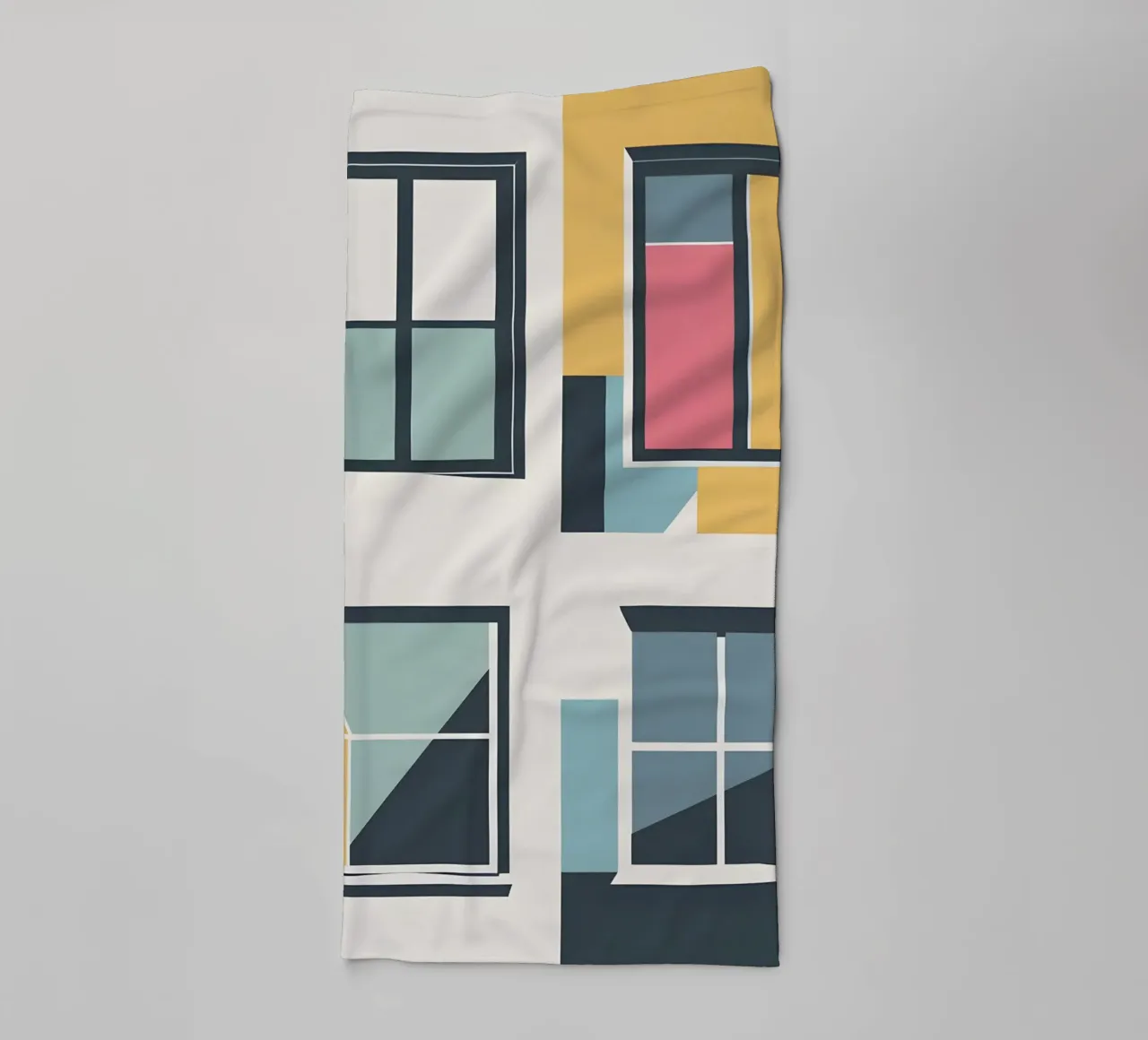 Window Grid towel by Botanical Gallery