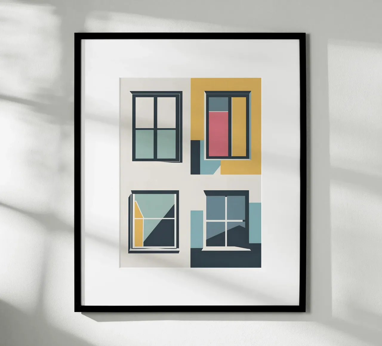 Window Grid poster by The Green Room