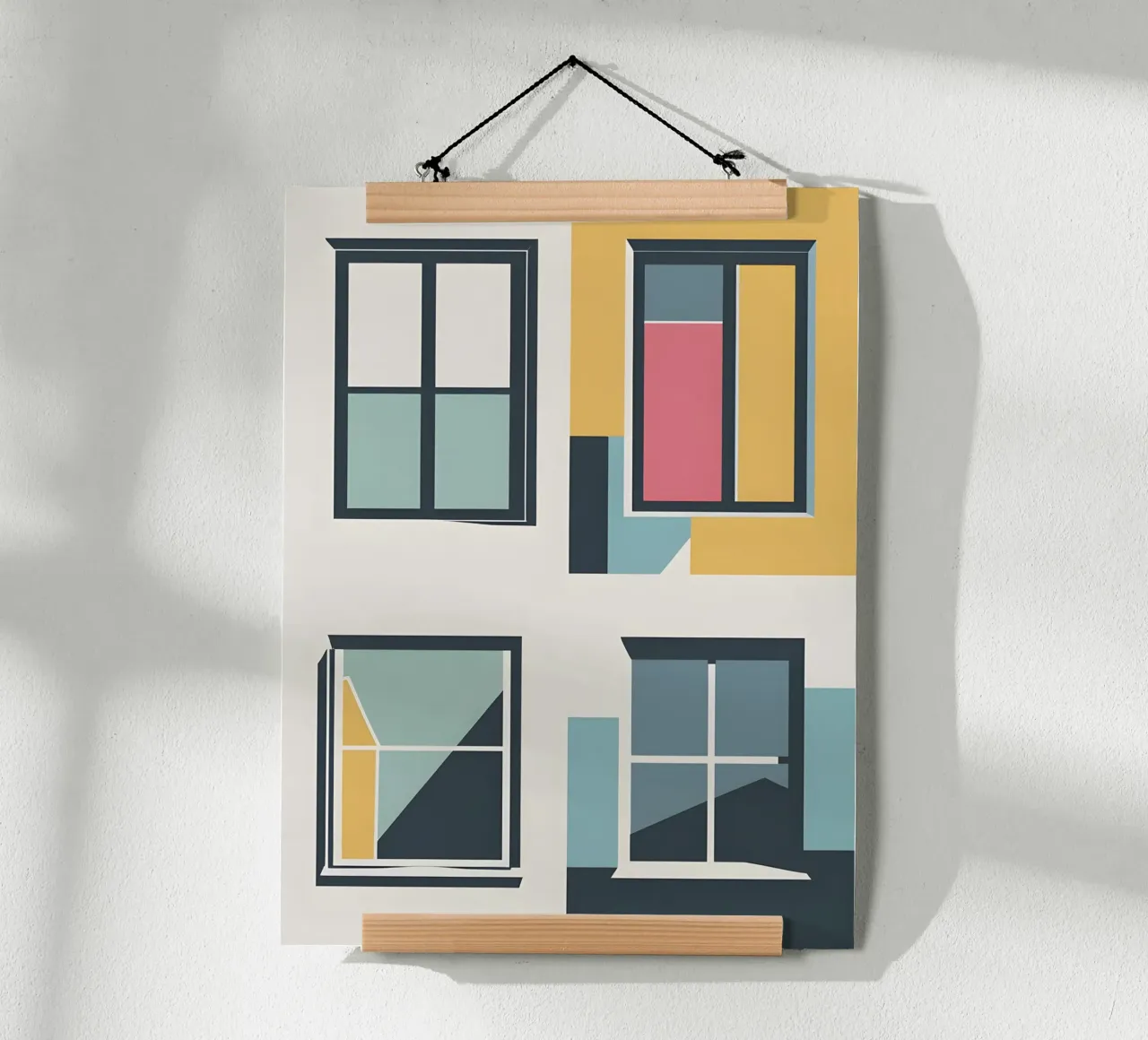 Window Grid poster by The Green Room